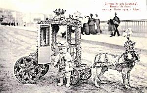ALGER - BATAILLE DE FLEURS - LE CARROSSE - 1912
